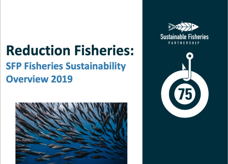 Panorama de la sostenibilidad de las pesquerías de reducción de la pesca en 2019